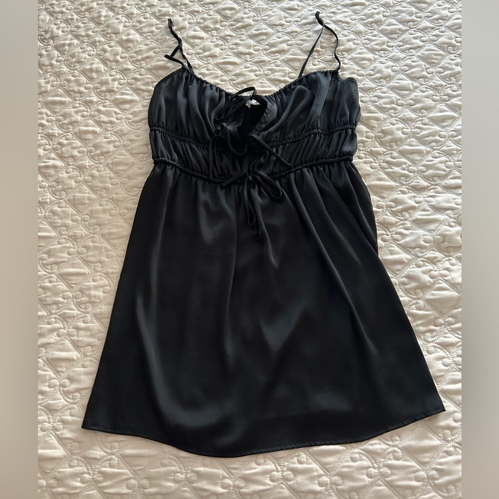 Free People Black Minidress. Size Medium. Excellent condition. - Picture 5 of 9